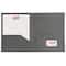 JAM Paper Heavy Duty Plastic 2-Pocket Folders, 6ct.